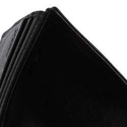 Pre Owned Porsche Design Black Grained Leather P3300 Bifold Wallet