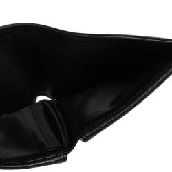 Pre Owned Porsche Design Black Grained Leather P3300 Bifold Wallet