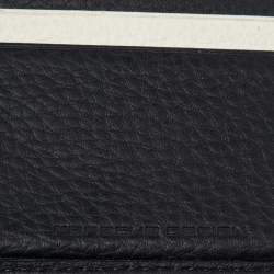 Pre Owned Porsche Design Navy Blue Grained Leather Bifold Wallet