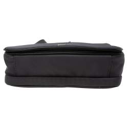 مملوكة مسبقًا Porche Design Dark Grey Nylon Flap Messenger Bag