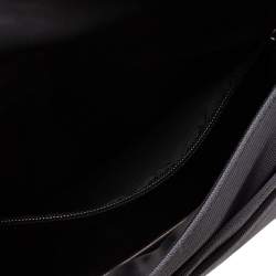مملوكة مسبقًا Porche Design Dark Grey Nylon Flap Messenger Bag