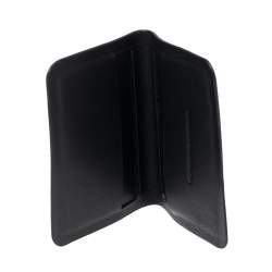 Pre Owned Porsche Design Black Leather Seamless Bifold Wallet