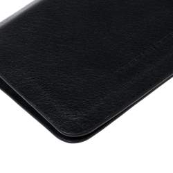 Pre Owned Porsche Design Black Leather Seamless Bifold Wallet