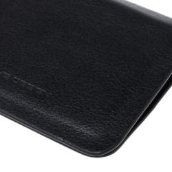 Pre Owned Porsche Design Black Leather Seamless Bifold Wallet