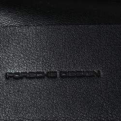 Pre Owned Porsche Design Black Leather Seamless Bifold Wallet