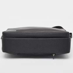 Porsche Design Black Leather and Carbon Effect Fabric CL2 2.0 Briefcase Bag