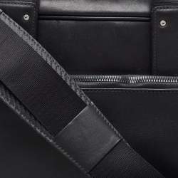 Porsche Design Black Leather and Carbon Effect Fabric CL2 2.0 Briefcase Bag