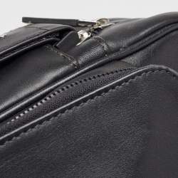 Porsche Design Black Leather and Carbon Effect Fabric CL2 2.0 Briefcase Bag