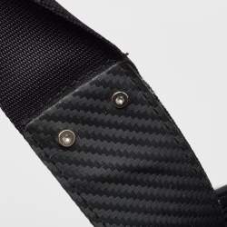 Porsche Design Black Leather and Carbon Effect Fabric CL2 2.0 Briefcase Bag