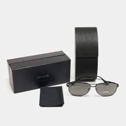 Prada Black SPR63X Aviator Sunglasses