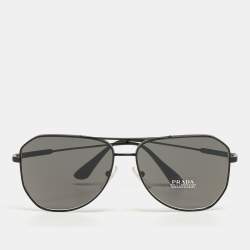 Prada Black SPR63X Aviator Sunglasses