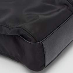 Prada Black Nylon and Leather Multipocket Tote