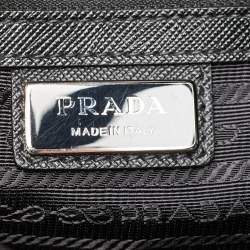 Prada Black Nylon and Leather Multipocket Tote