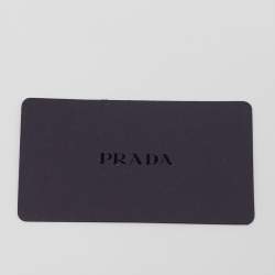 Prada Black Leather and Re-Nylon Flap Messenger Bag
