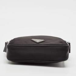 Prada Black Nylon Bandoliera Crossbody Bag