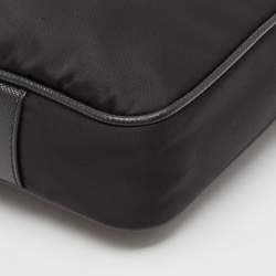 Prada Black Nylon Bandoliera Crossbody Bag