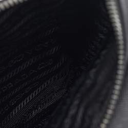 Prada Black Re-Nylon and Saffiano Leather Shoulder Bag