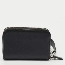 Prada Black Saffiano Leather Coin Purse