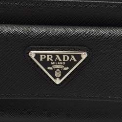 Prada Black Saffiano Leather Coin Purse