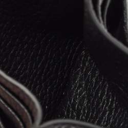Prada Black Vitello Daino Leather Card Holder   