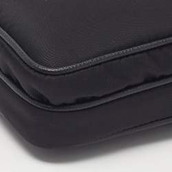 مملوكة مسبقًا Prada Smartphone Case Black Nylon Crossbody Bag