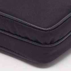 مملوكة مسبقًا Prada Smartphone Case Black Nylon Crossbody Bag