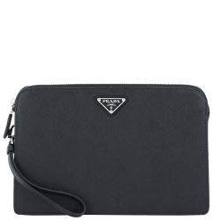 prada black clutch