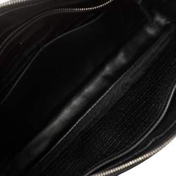 Prada Black Saffiano Lux Leather Laptop Bag