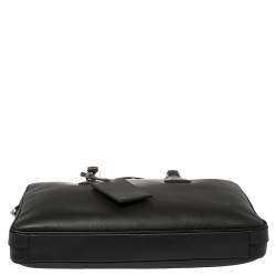 Prada Black Saffiano Lux Leather Laptop Bag
