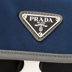Prada Black/Blue Nylon Crossbody Bag