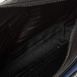 Prada Black/Blue Nylon Crossbody Bag