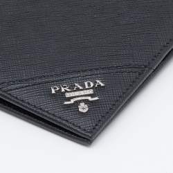 Prada Black Saffiano Leather Bifold Wallet