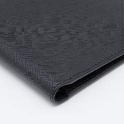 Prada Black Saffiano Leather Bifold Wallet