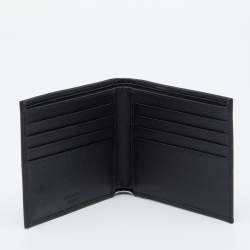 Prada Black Saffiano Leather Bifold Wallet