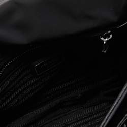 Prada Black Re-Nylon And Saffiano Leather Messenger Bag