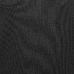 Prada Black Rib Knit Turtleneck Sweater XS