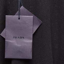 Prada Black Wool Rib Knit Turtle Neck Sweater XS