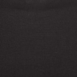 Pre Owned Prada Black Cotton Rib Knit Crew Neck Sweater XS