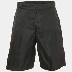 Prada Black Re-Nylon Regular Shorts M