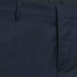 مملوكة مسبقًا Prada Navy Blue Wool Formal Trousers XS
