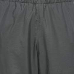 Pre Owned Prada Khaki Green Synthetic Joggers XL