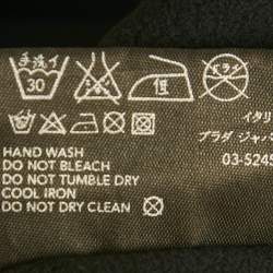 Pre Owned Prada Khaki Green Synthetic Joggers XL