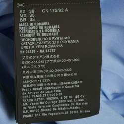 Pre Owned قميص برادا بأزرار  قطن أوف وايت كبير جدًا جدًا جدًا