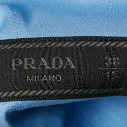 Pre Owned قميص برادا بأزرار قطن أوف وايت كبير جدًا جدًا جدًا