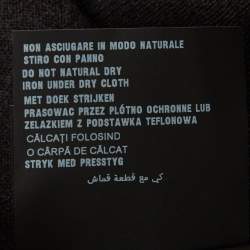 مملوكة مسبقًا Prada Grey Knit Button Front Cardigan M