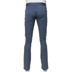 Prada Grey Twill Drill Trousers M
