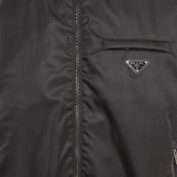 Prada X Adidas Black Re-Nylon Track Jacket XL