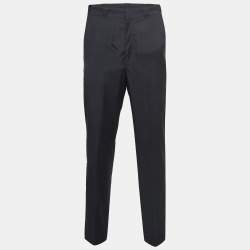 Prada Charcoal Grey Wool Trousers XS