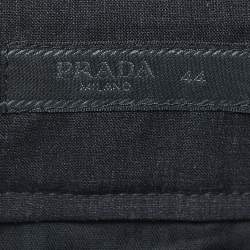 Prada Charcoal Grey Wool Trousers XS