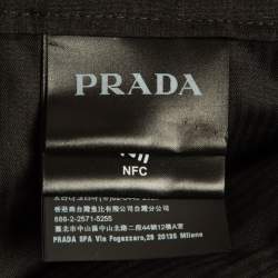 Prada Grey Wool Straight Fit Formal Trousers L